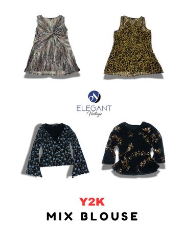 Y2K Mix Blouse - EV1820