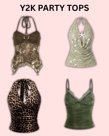 Y2K Party Tops #300426