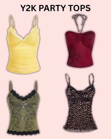 Tops de Festa Y2K #300426