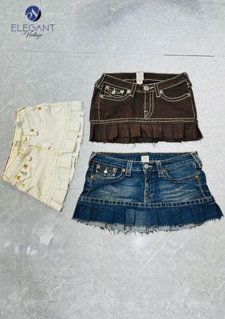 UPCYCLED True Religion Denim Skirts - EVR0509