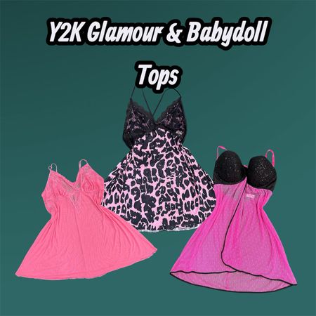 Y2K Glamour & Babydoll Tops - (30/04)