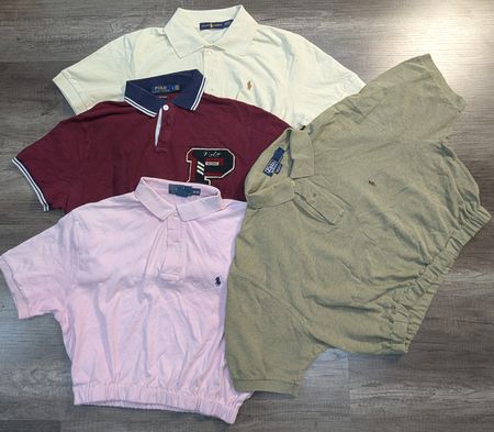 5412 - Ralph Lauren Upcycled Cropped Tee