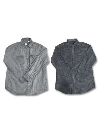 (FV-1343) Branded Button Up shirt ( Burberry , Levis , Columbia , lauren )