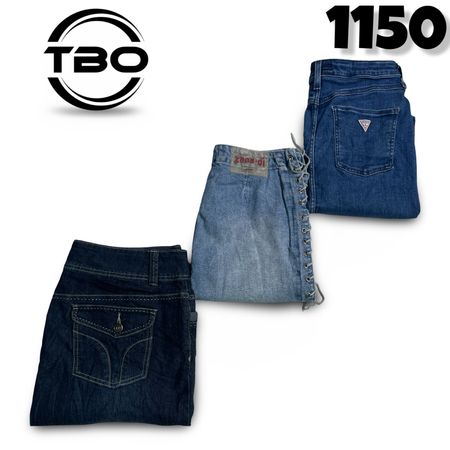 Y2k Denim Skirts (brands) guess ,zandi included etc #1150