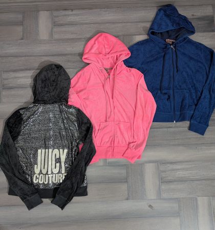 Juicy Couture ladies zipper hoodies and jackets, 8 pcs, (J-001)