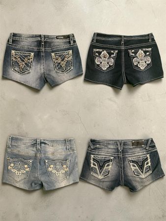 Upcycled Y2K BackStreet Babe Micro/Mini Short Collection
