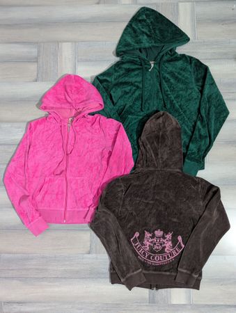 Juicy Couture ladies zipper hoodies and jackets, 15 pcs, (J-003)