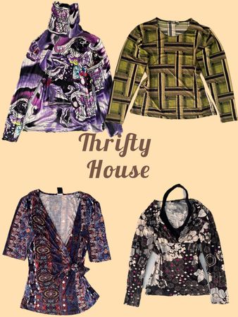 Retro Rebel Reloaded Y2K Tops(TH/379)