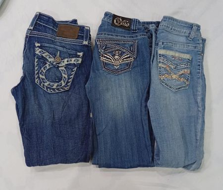 cr8048 Y2K Flare Jeans