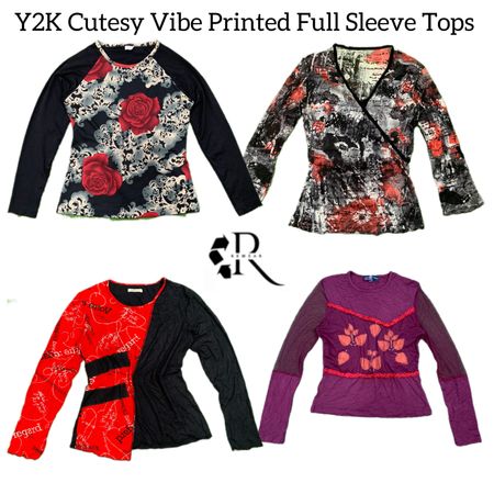 Y2K Cutesy Vibe Full Sleeve Tops Rw-1870