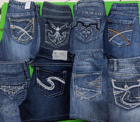 12pc Premium Y2K Denim Bundle | Embellished & Flap Pockets | Sizes 26-36 | Grade AB