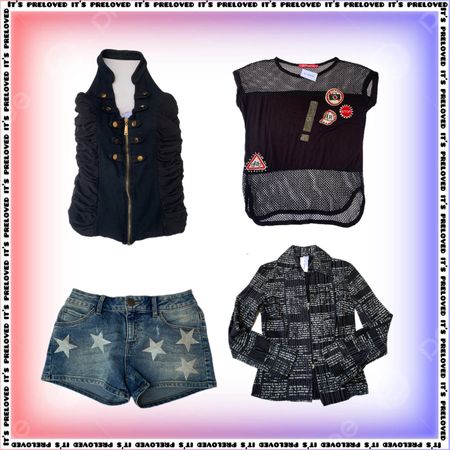 Punk Meets Prep Collection - tops, dresses and skirts (SS-2351)