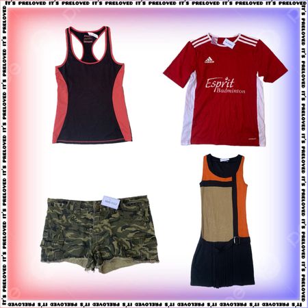 Sporty & Sexy Set - tops, dresses and skirts (SS-2352)