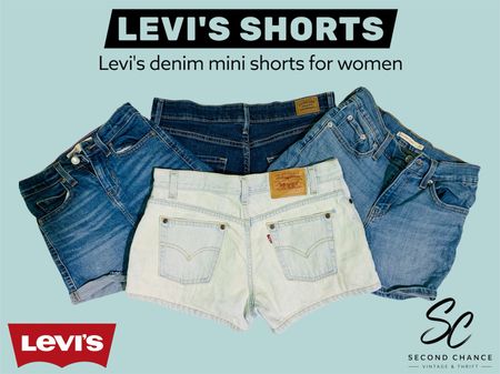 Levi's denim shorts for women