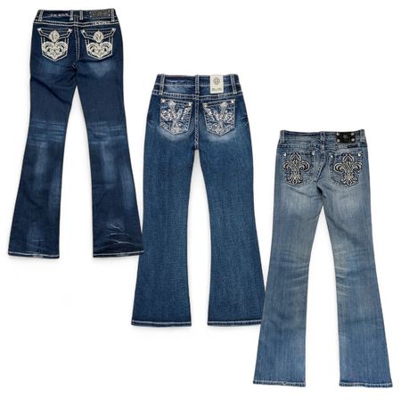 Y2K Embroidered Jeans