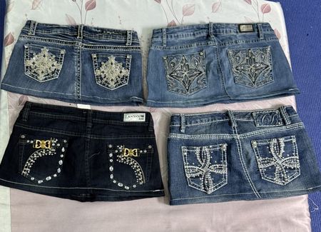 Embroidery mini skirts ID11