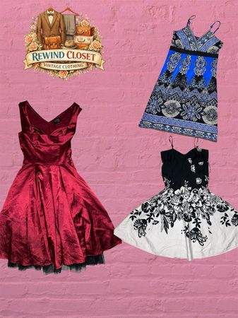 Y2K style mini and midi dress Rew-0540