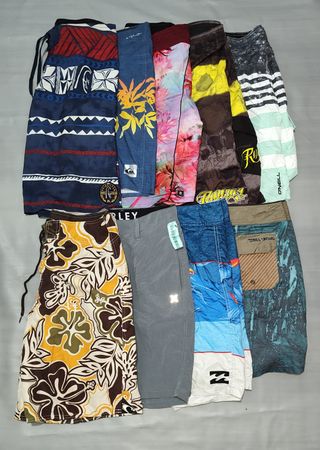 Billabong/Rip Curl/quick silver mix shorts