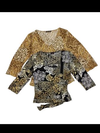 bluse in poliestere Y2K