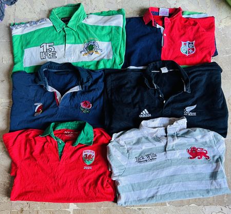 Mix vintage club rugby shirts bundle 120