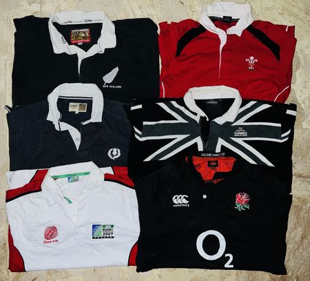 Mix vintage club rugby shirts bundle 127