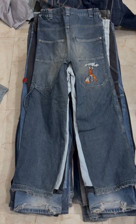Men's Y2K hiphop jeans bundle 37 pieces