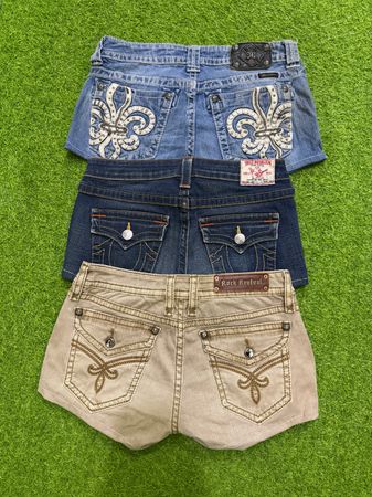 miss me rock revival true religion shorts
