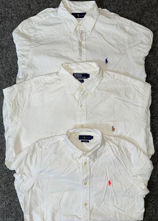 premium Polo Ralph Lauren white cotton shirt