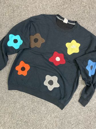 Upcycled Nike Patchwork Sweatshirt
