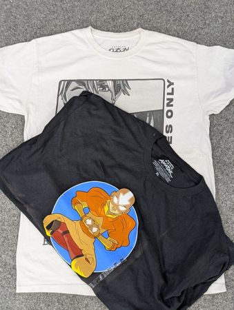 ZV2225 Anime Japanese T-Shirts (2-5)