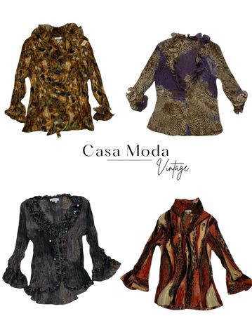 300426-5 Y2k Office mesh blouse 9 pcs