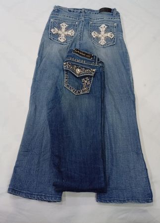 CR8053 Y2K Flare Jeans