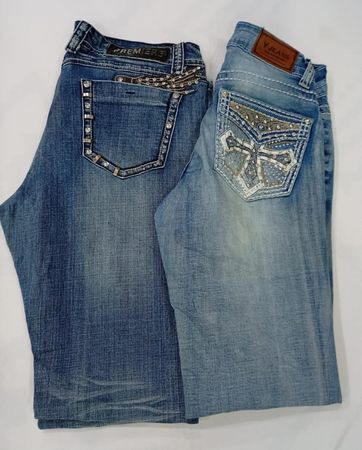 CR8057 Y2K Flare Jeans