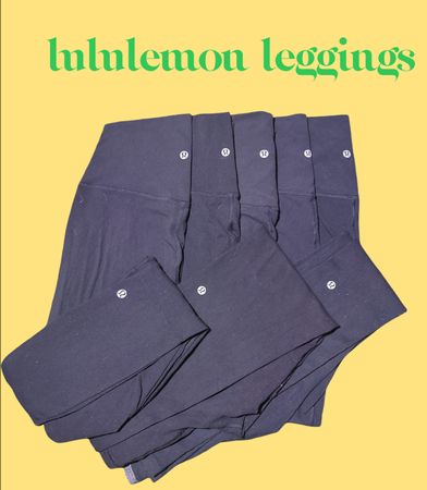 Black lululemon leggings
