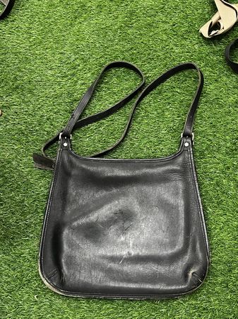 Leather coach bag