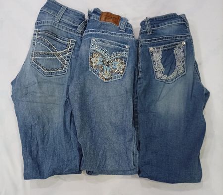 CR8087 Y2K Flare Jeans