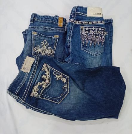 CR8088 Y2K Flare Jeans