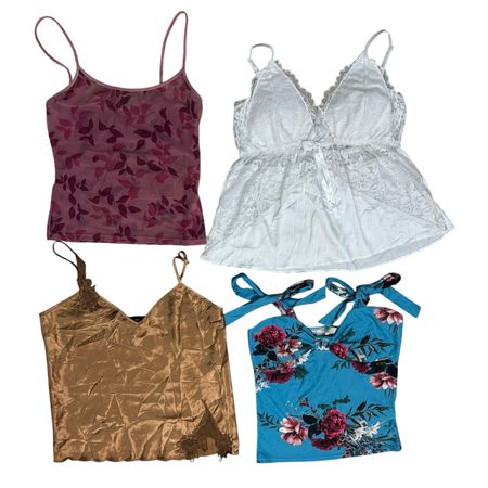Y2k cami tops