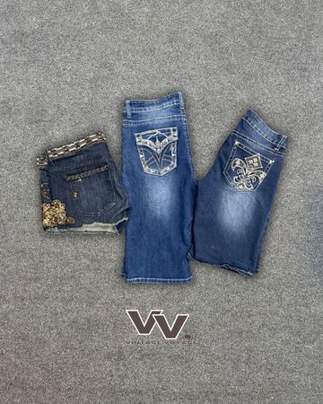 Y2K Emblished Shorts # 505226