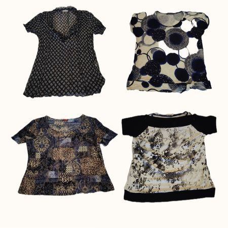 Y2K Grunge & Patterned Mixed Top Bundle
( ST 028 )