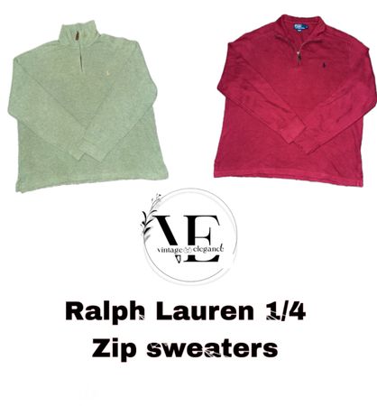 Polo Ralph Lauren 1/4 zip sweaters