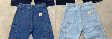 Custom handpick carhartt rework double knee shorts