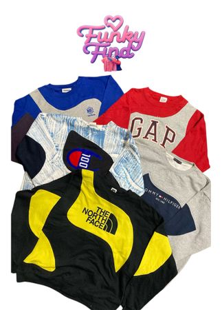 Upcycle Mixed Branded Sweatshirt