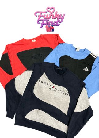 Upcycle Mixed Sweatshirt
