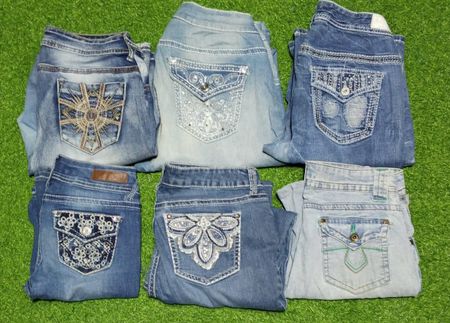 WALLFLOWER AND OTHER MIX BRANDS JEANS (B 72)
