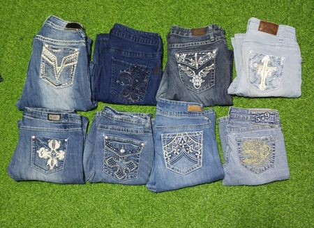 VIGOSS AND OTHER MIX BRANDS JEANS (B 74)