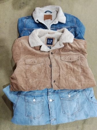 Blousons en denim Sharpha de marque