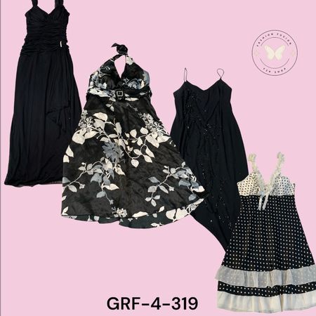Women’s Floral Polyester Printed Dress – Casual Summer Wear (GRF-4-319)