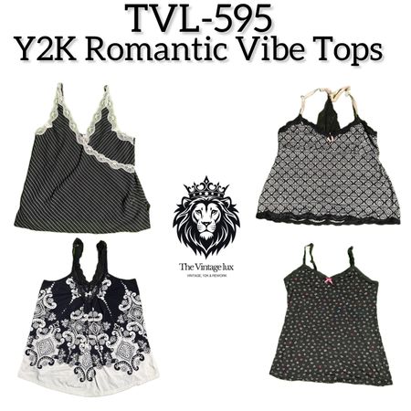 Y2K Romantic Vibe Tops (TVL-595)