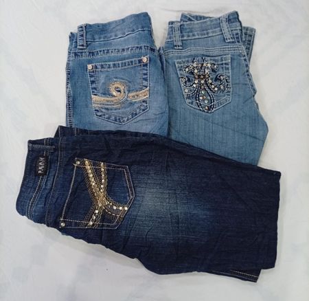CR8094 Y2K Flare & Straight Jeans